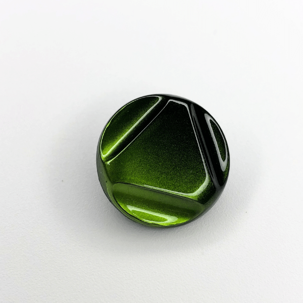 Knopf - 23 mm - grün mit Farbverlauf